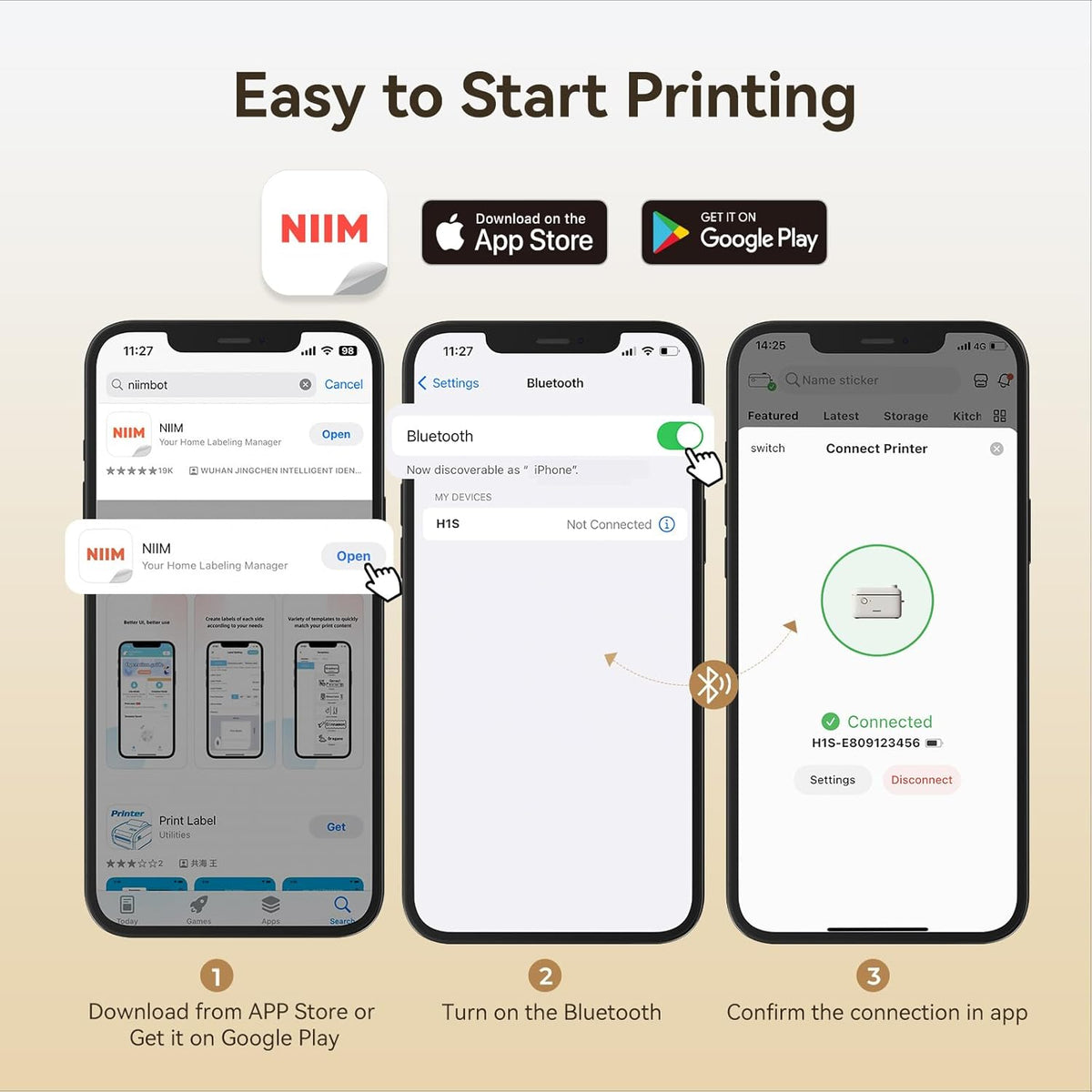 NIIMBOT H1S Label Maker