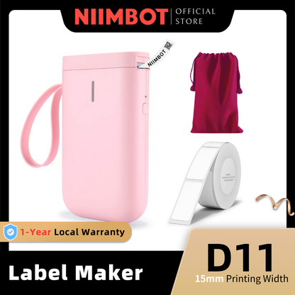 NIIMBOT D11 Portable Wireless Bluetooth Label Maker