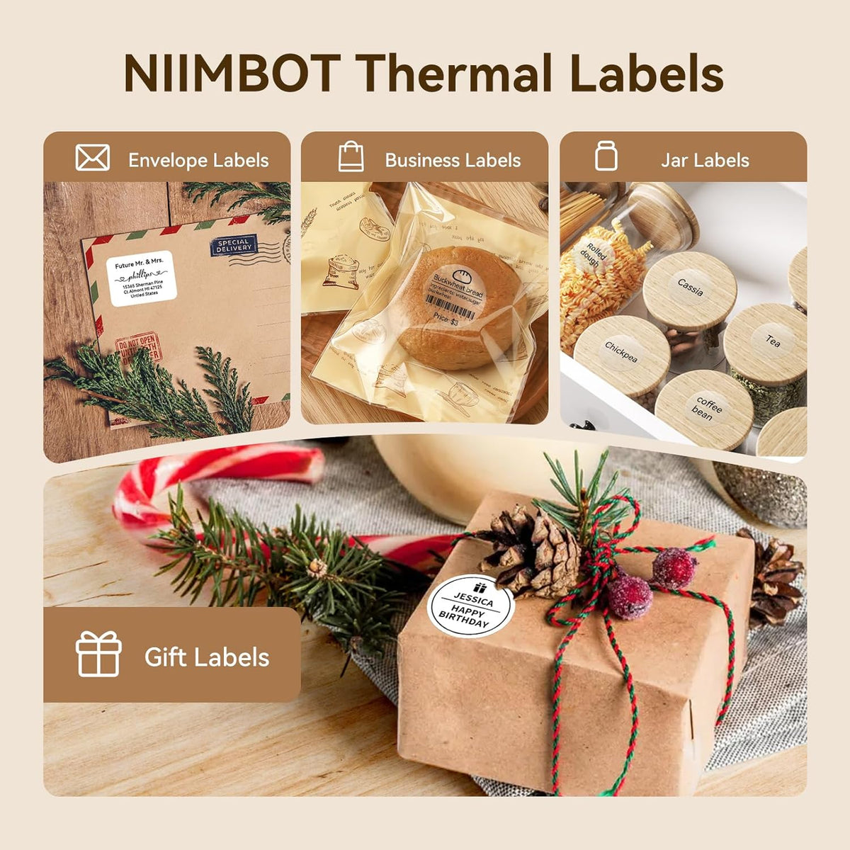 NIIMBOT Label Sticker for B31 B4 K3