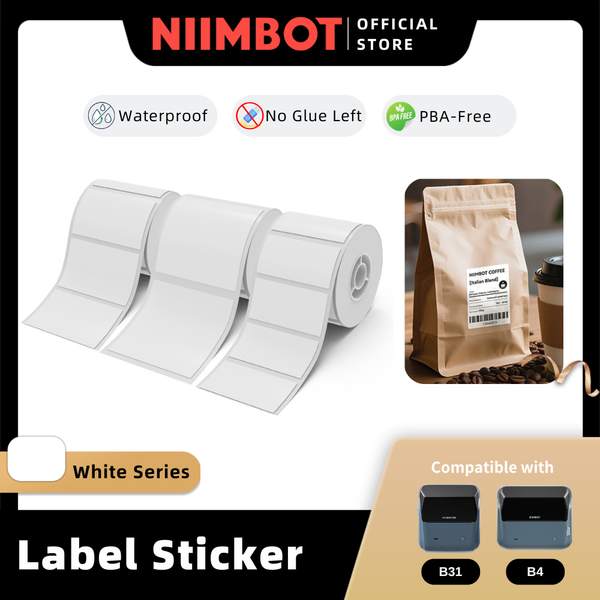 NIIMBOT White Sticker for B31 B4 K3