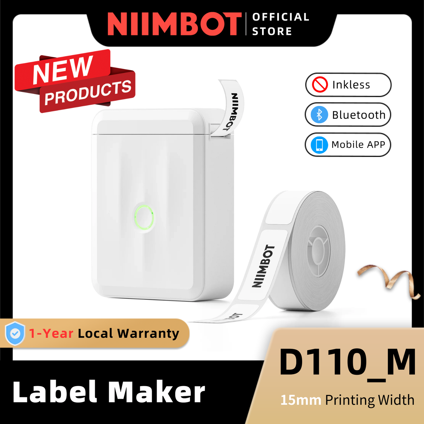 NIIMBOT D110M Label Maker - 2024