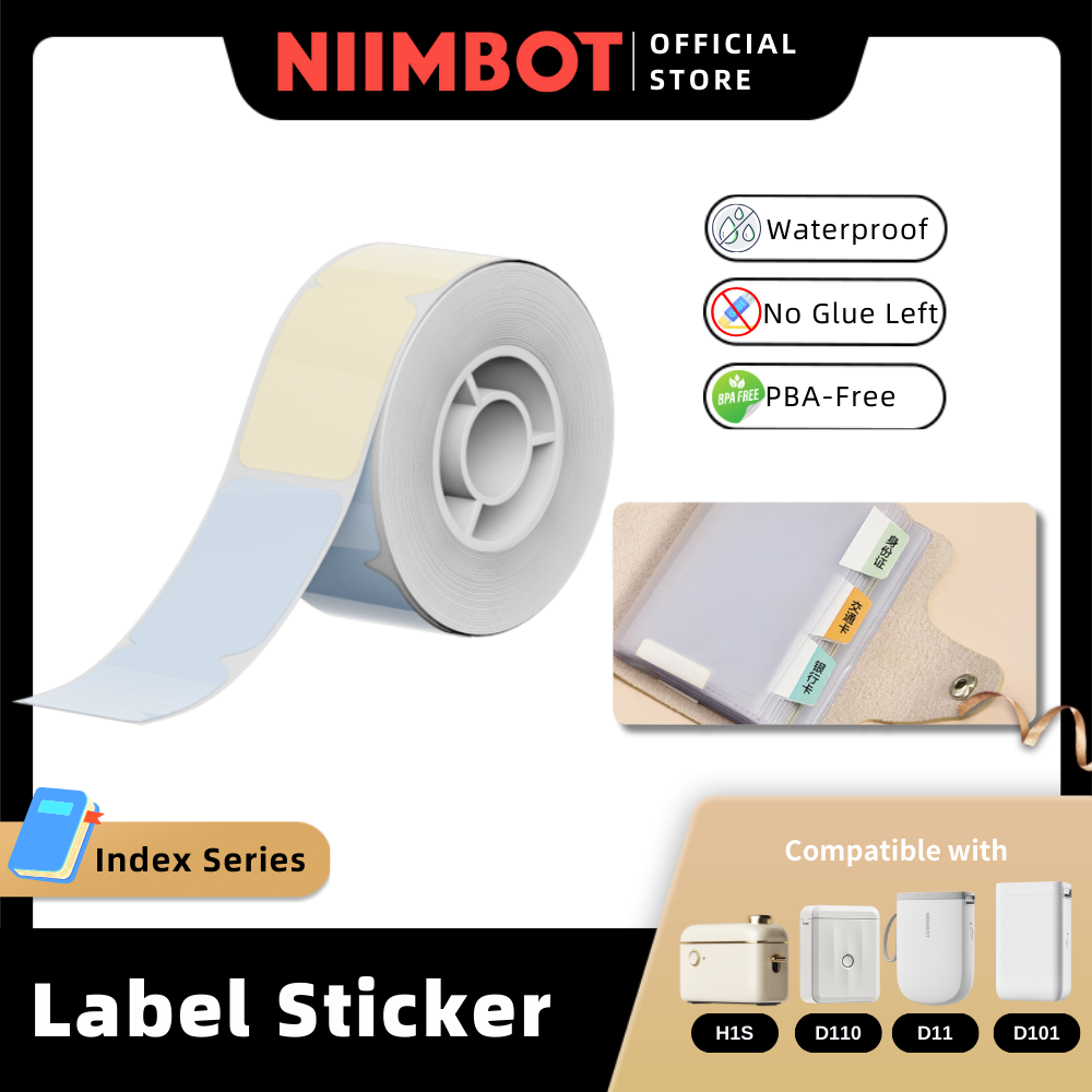 [for D11 D11H D110 D110M D101 H1S] [Index Series] NIIMBOT Index Sticker Label Paper Price Tag Bookmark