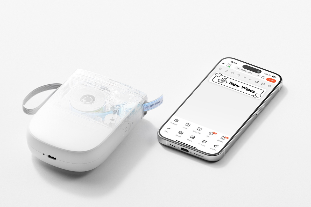 Print anywhere, label anything