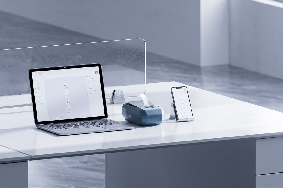 Print anywhere, label anything