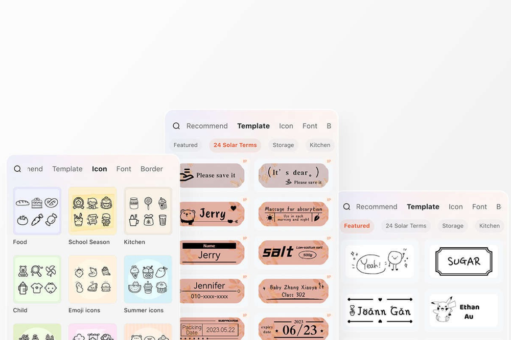 Design in the app. Print in seconds.