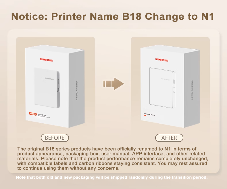 NIIMBOT B18/N1 Label Maker