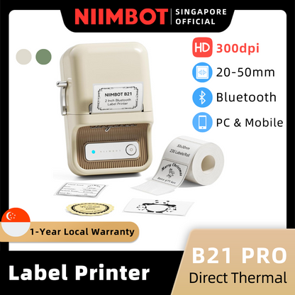 NIIMBOT B21 PRO Label Maker
