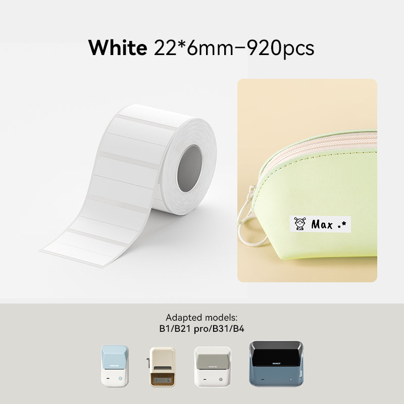 NIIMBOT White Label Sticker for B1 B2 B21 B1 Pro B2 Pro B21 Pro B31 B4 K3