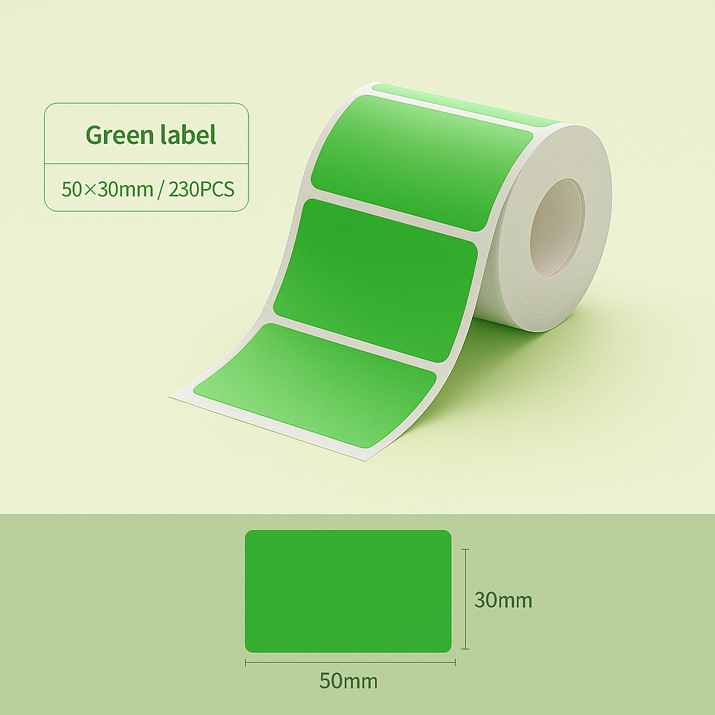 NIIMBOT Pure Colour Sticker for B1 B2 B21 B1 Pro B2 Pro B21 Pro B31 B4 K3