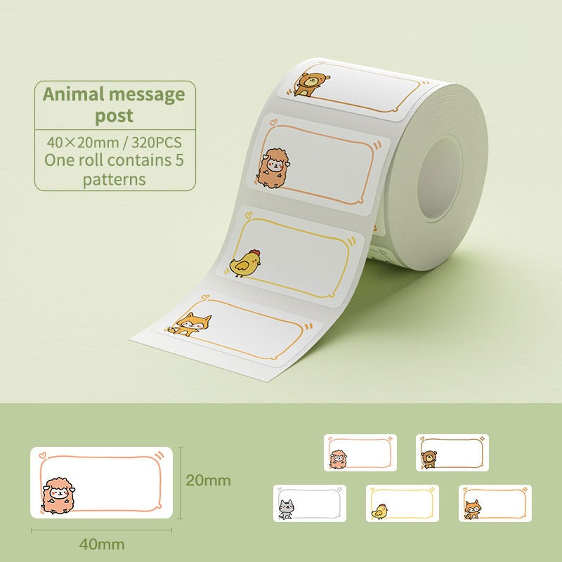 NIIMBOT Cartoon Label Sticker for B1 B21 PRO B31 B4