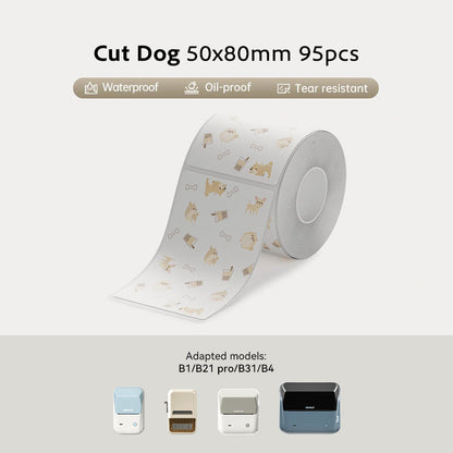 NIIMBOT Cartoon Label Sticker for B1 B21 PRO B31 B4