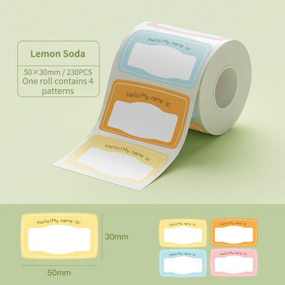 NIIMBOT Cartoon Label Sticker for B1 B21 PRO B31 B4