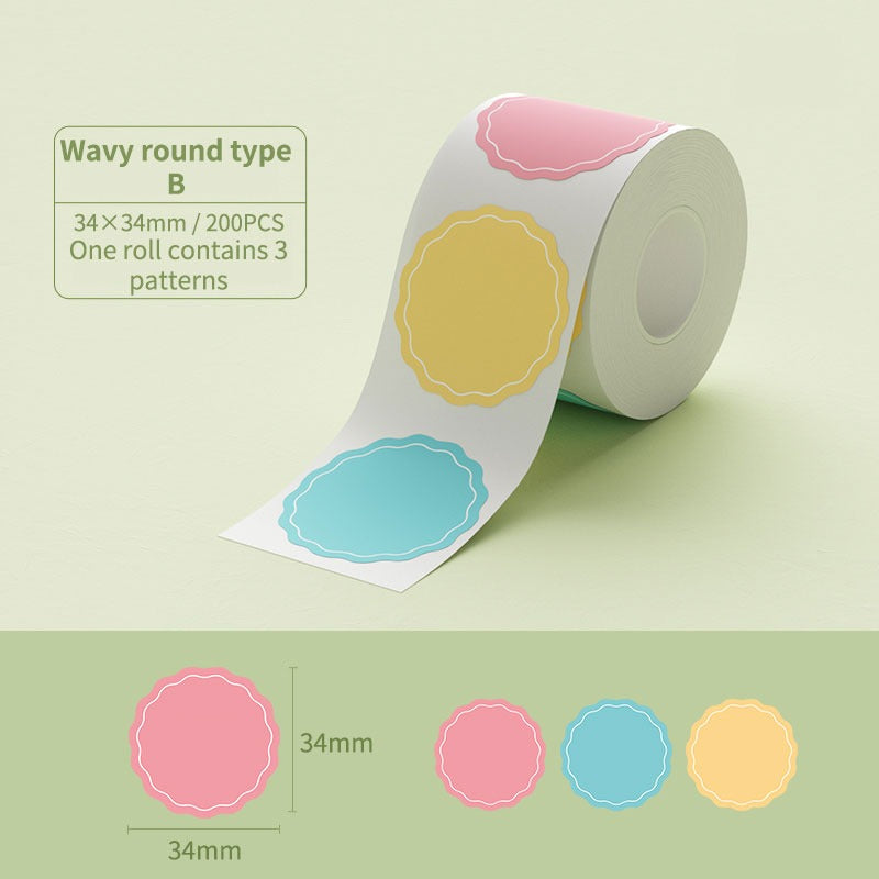 NIIMBOT Pure Colour Sticker for B1 B21 PRO B31 B4