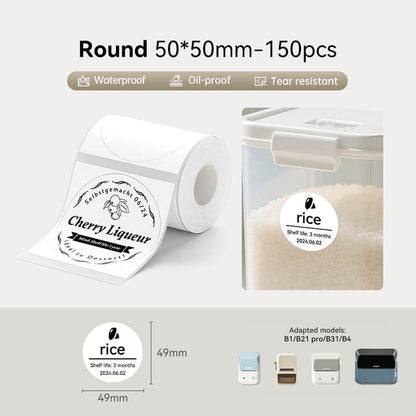 NIIMBOT Pure Colour Sticker for B1 B21 PRO B31 B4