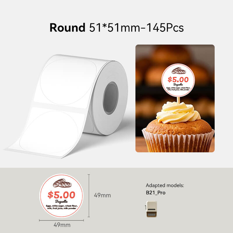 NIIMBOT Dual Colour Label Sticker for B21 PRO