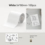 White 54x80mm