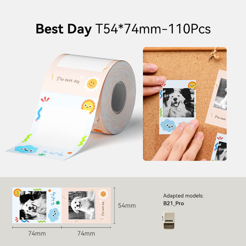 NIIMBOT Photo Label Sticker for B1 Pro, B2 Pro, B21 Pro