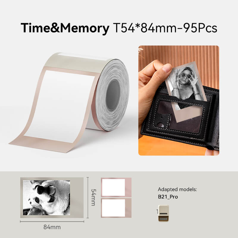 NIIMBOT Photo Label Sticker for B1 Pro, B2 Pro, B21 Pro