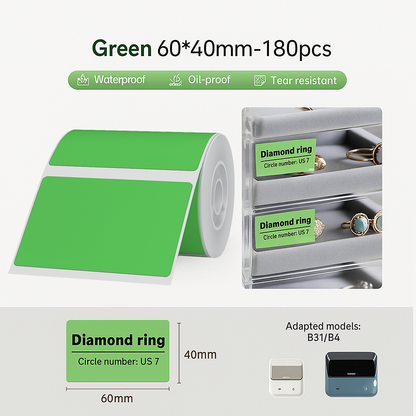 NIIMBOT Pure Colour Label for  B31 B4