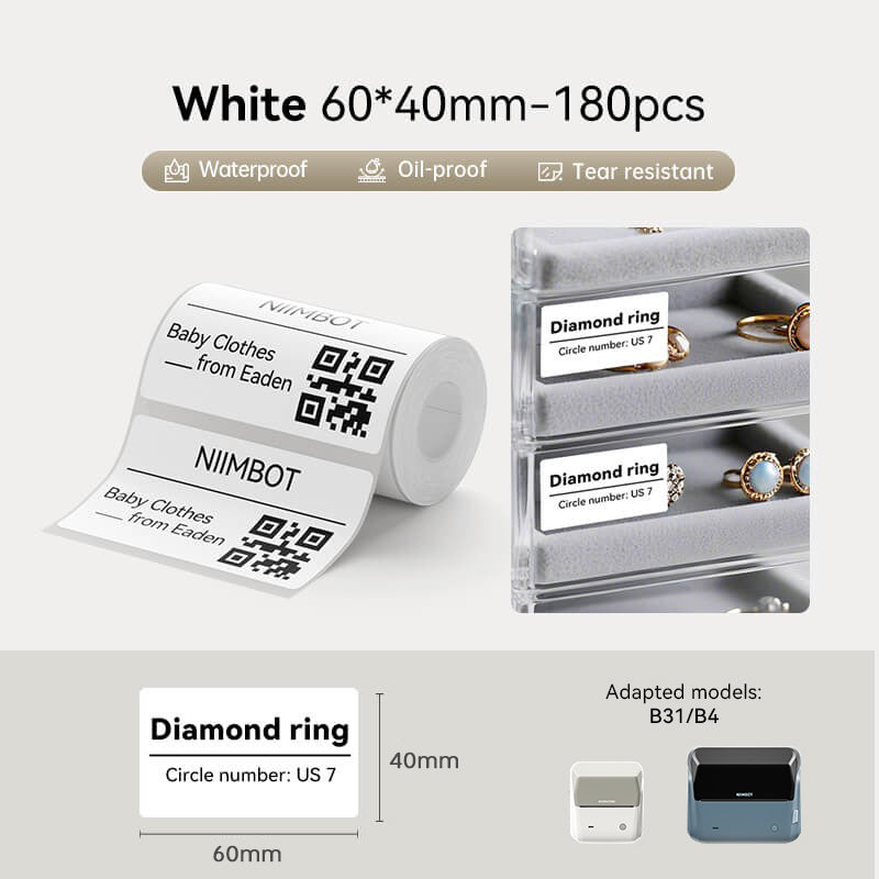 NIIMBOT Label Sticker for B31 B4