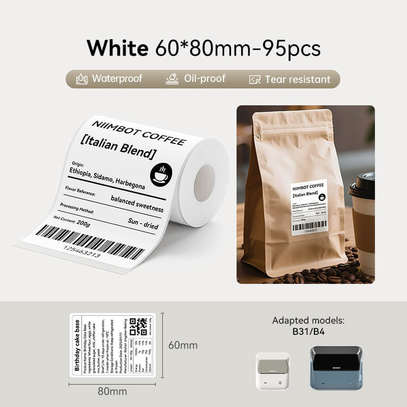 NIIMBOT Label Sticker for B31 B4