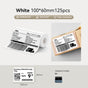 White 100x60mm