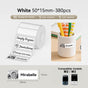 White 50x15mm