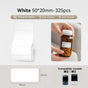 White 50x20mm