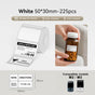 White 50x30mm