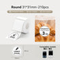 Round White 30mm