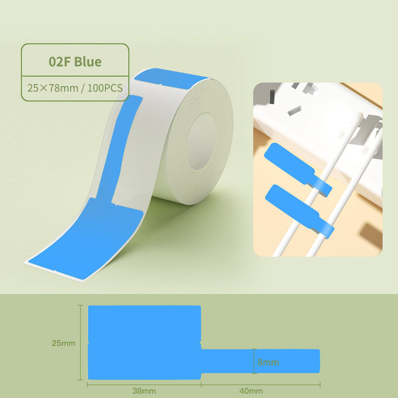 [for B21 B1 B31 B3S] [Cable Series] NIIMBOT Cable Label Sticker Waterproof Thermal Wire Label Paper with Self-Adhesive