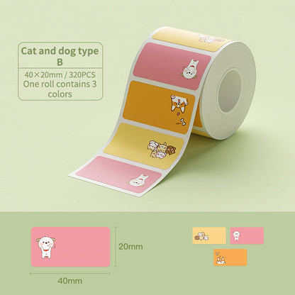 NIIMBOT Cartoon Label Sticker for B1 B21 PRO B31 B4