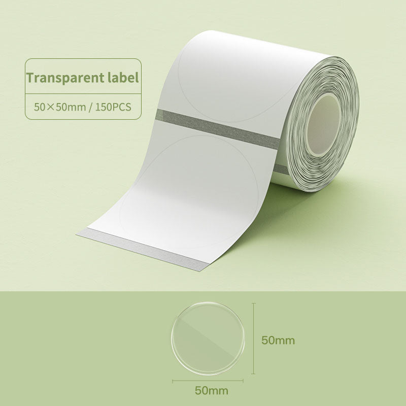 NIIMBOT Transparent Label Sticker for B31 B4 K3