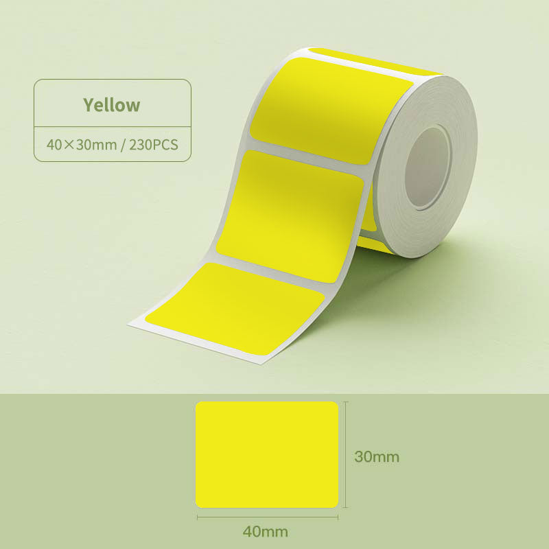 NIIMBOT Pure Colour Sticker for B1 B2 B21 B1 Pro B2 Pro B21 Pro B31 B4 K3