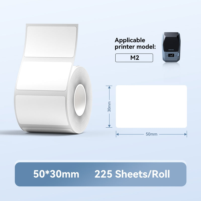 NIIMBOT M2 Thermal Transfer Label Paper, PET Material, Waterproof Refill Sticker Roll Tape