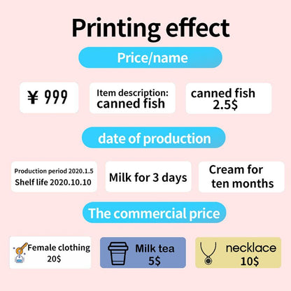 [for D11 D11H D110 D110M D101 H1S] [Pure Colour Series] NIIMBOT Colourful Thermal Label Sticker Paper