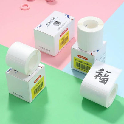 [for B21 B1 B31 B3S] [White Series] NIIMBOT White Label Sticker, Waterproof Refill Thermal Label Paper