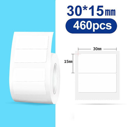 [for B21 B1 B31 B3S] [White Series] NIIMBOT White Label Sticker, Waterproof Refill Thermal Label Paper