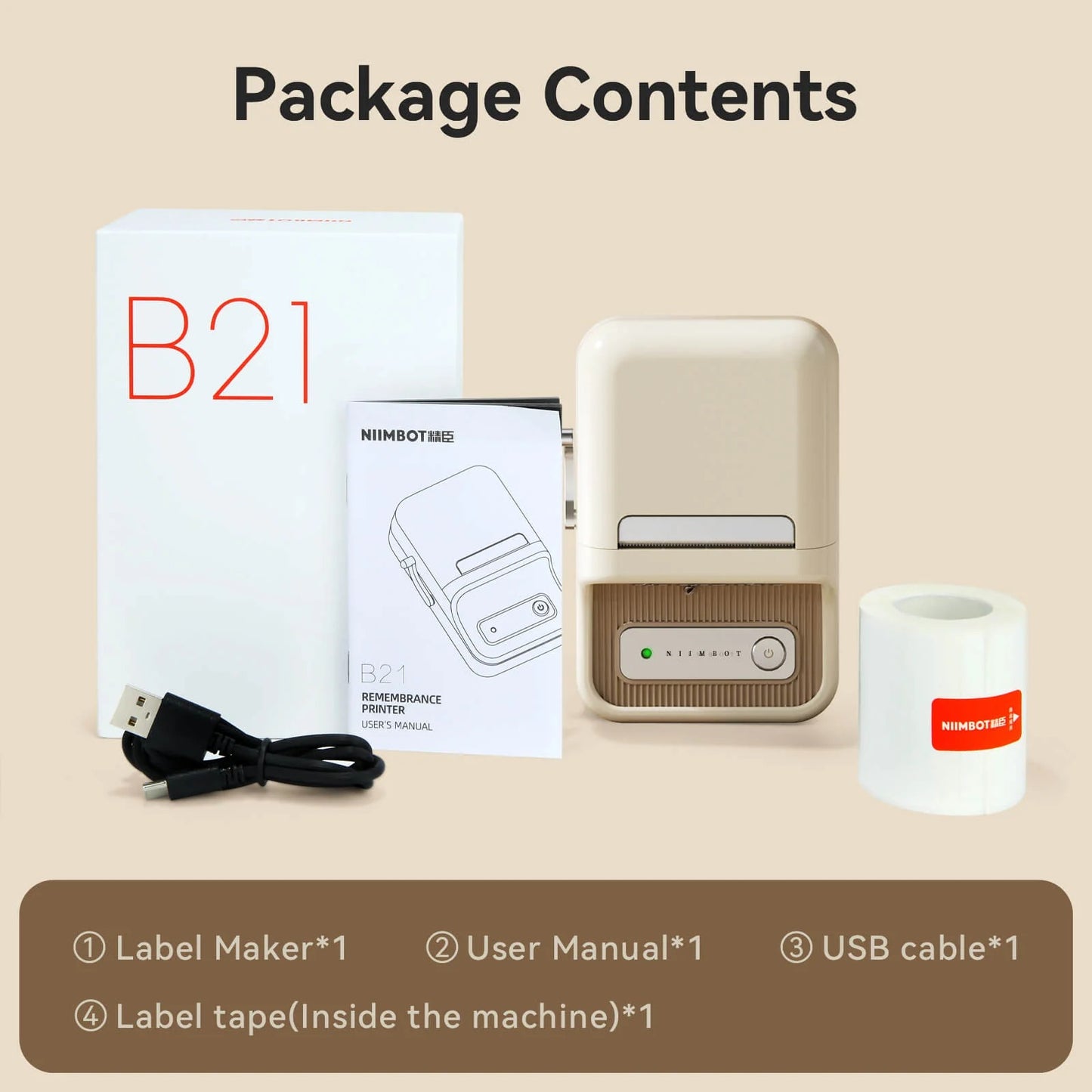 NIIMBOT B21 Label Maker