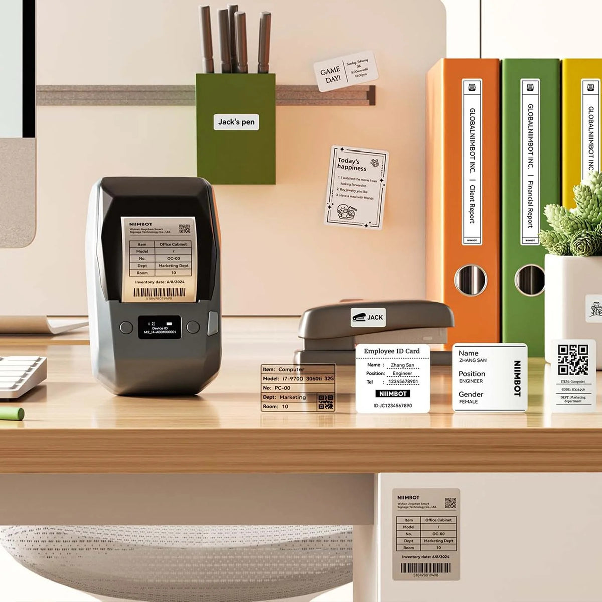 Print anywhere, label anything