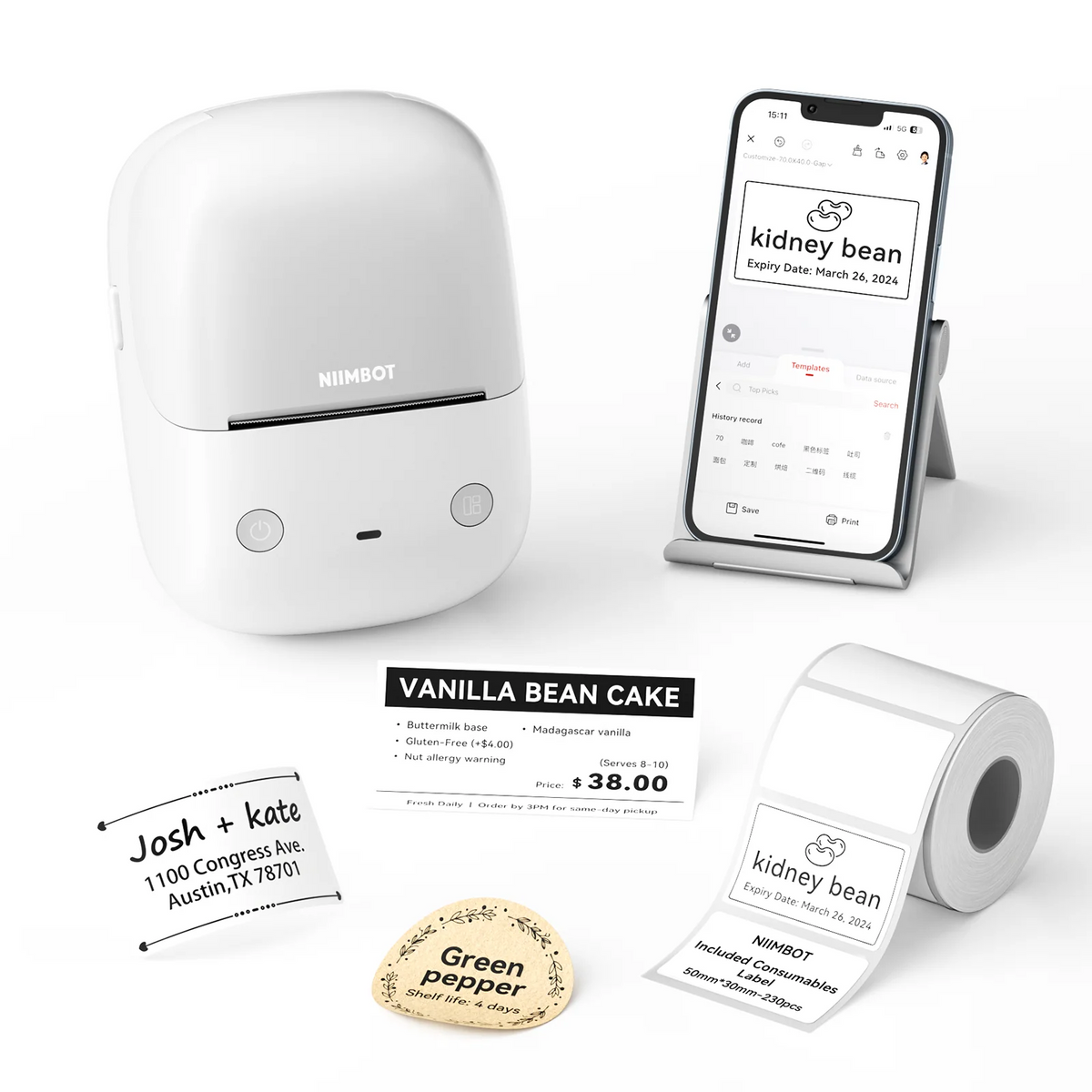 NIIMBOT B2 Label Printer
