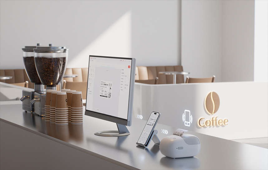 Design in the app. Print in seconds.