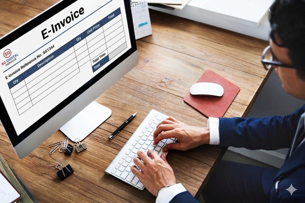 Proper Singapore business invoice