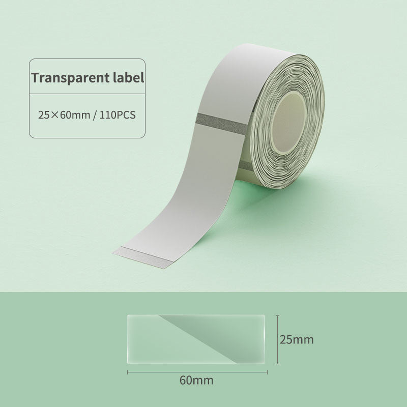 NIIMBOT D101 10-25mm Sticker Thermal Smooth Label Paper Waterproof Oil-proof Refill Tape Roll