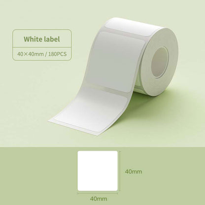 NIIMBOT B31 B3S 20-75mm Label Sticker, Waterproof Thermal Refill Paper Price Tag Tape Roll