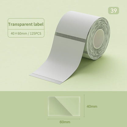 NIIMBOT B21 B1 B3S B31 20-50mm Sticker, Waterproof Thermal Refill Smooth Label Paper Tag Roll Tape