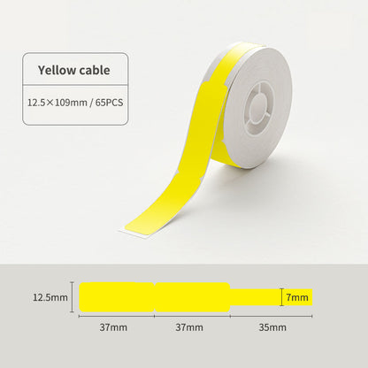 NIIMBOT D11 D110 D101 H1S 10-15mm Sticker, Smooth Waterproof Refill Price Label Paper Tape Roll