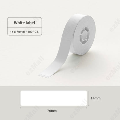 NIIMBOT D101 10-25mm Sticker Thermal Smooth Label Paper Waterproof Oil-proof Refill Tape Roll