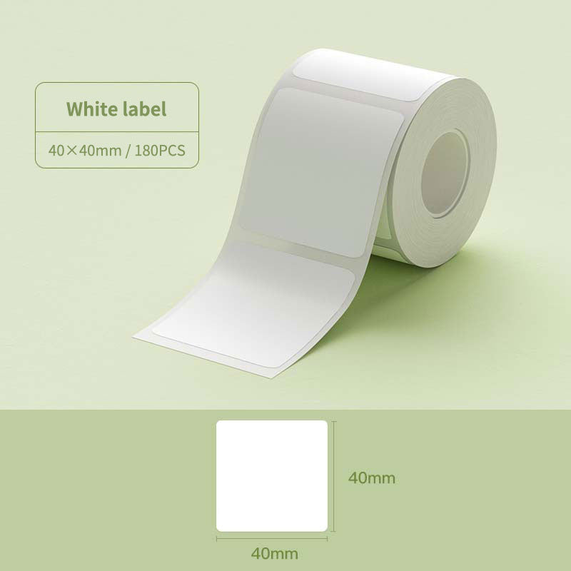 NIIMBOT B21 B1 B3S B31 20-50mm Sticker, Waterproof Thermal Refill Smooth Label Paper Tag Roll Tape