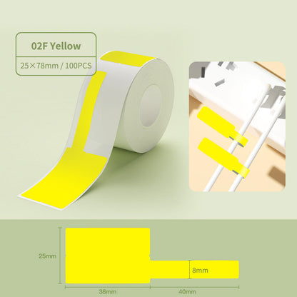 NIIMBOT B21 B1 B3S B31 20-50mm Sticker, Waterproof Thermal Refill Smooth Label Paper Tag Roll Tape